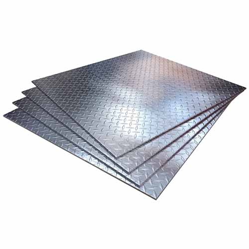 Carbon Steel Chequered Steel Sheet Plate Zinc Galvanized Checkered Steel Sheet Plate