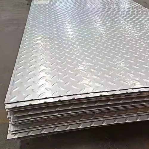 Aluminum Chequered Sheet Aluminum Checkered Plate for Ladders/Shelves/Temporary Scaffoldin