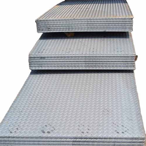 Lentil Type Chequered Carbon Steel Plate Non Slip Carbon Steel Checked Plate