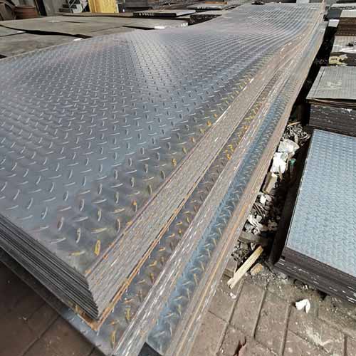 Mild Steel Chequered Plate Ms Checker Plate Checkered Steel Coil Embossed Sheet Plate