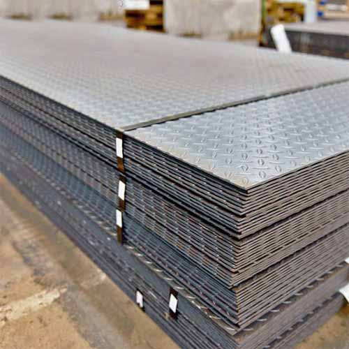 Structural Steel Chequered Steel Sheet 1.8-8.0mm Checkered Iron Sheet Chequered Sheet Tear Drop Pattern Checkered Plate