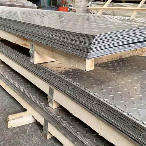 304 301 316 Stainless Steel Pattern Plate Anti Skid Diamond Tread Embossed Checkered Stainless Steel Sheet Plate