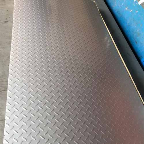 SS400 1.5-100mm Mild Steel Chequered Plate MS Checker Plate Checkered Steel Plate